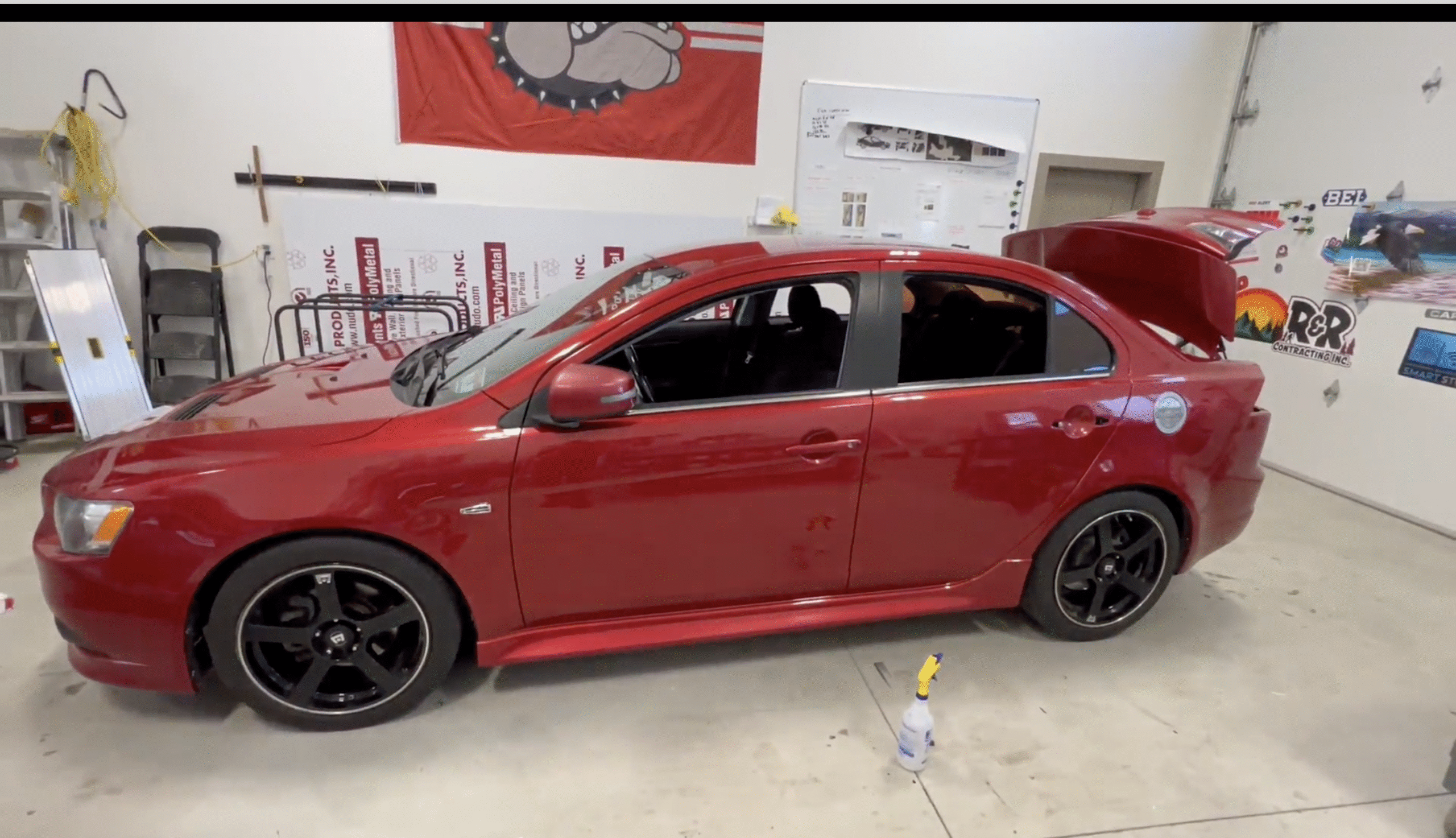 Mitsubishi Lancer before wrap